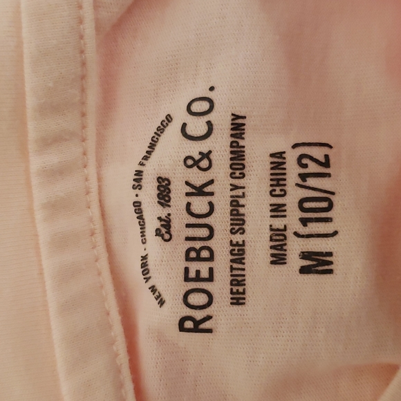 Girls Pink Top by Roebuck and Co, size 10/12 - Picture 3 of 3